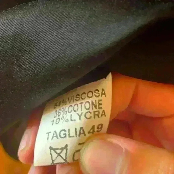 Kalispe Black Suit Jacket Italian Size 49/ US Size L - Picture 4 of 4